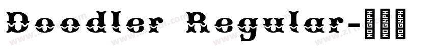 Doodler Regular字体转换 Doodler Regular字体转换